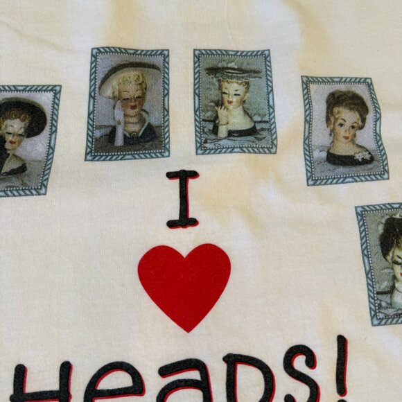 Vintage Kitschy Head Vase T-Shirt Size Med - Picture 7 of 17